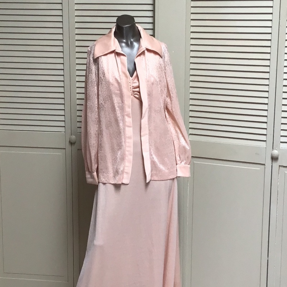 Vintage Full Length Formal Dress with Jacket